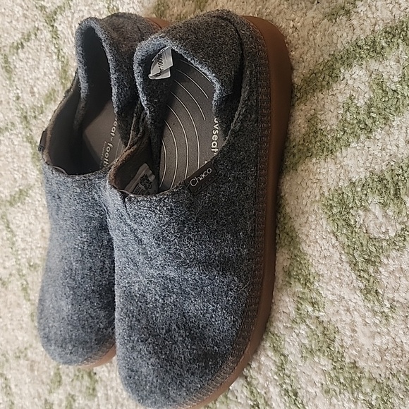 Chaco Revel Wool Felt Slip On Shoes Gray 8.5 - Picture 1 of 7